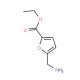 5-Aminomethyl-furan-2-carboxylic acid ethyl ester (CAS 18707-63-6) - chemical structure image