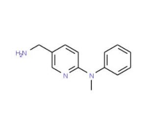 5-(aminomethyl)-N-methyl-N-phenylpyridin-2-amine - chemical structure image