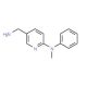 5-(aminomethyl)-N-methyl-N-phenylpyridin-2-amine - chemical structure image