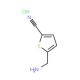 5-Aminomethyl-thiophene-2-carbonitrile hydrochloride (CAS 172349-10-9) - chemical structure image