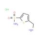 5-(aminomethyl)thiophene-2-sulfonamide hydrochloride - chemical structure image