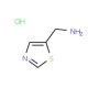 5-Aminomethylthiazole HCl (CAS 131052-46-5) - chemical structure image
