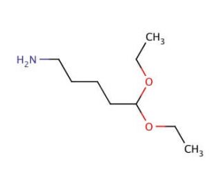 5-Aminopentanal Diethyl Acetal (CAS 21938-23-8) - chemical structure image