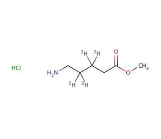 5-Aminopentanoic Acid Methyl Ester Hydrochloride-d4 - chemical structure image