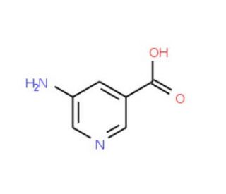 5-Aminopyridine-3-carboxylic acid (CAS 24242-19-1) - chemical structure image