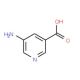 5-Aminopyridine-3-carboxylic acid (CAS 24242-19-1) - chemical structure image