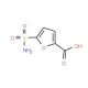 5-(aminosulfonyl)-2-furoic acid - chemical structure image