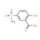 5-(aminosulfonyl)-2-hydroxybenzoic acid - chemical structure image