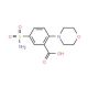 5-(aminosulfonyl)-2-morpholin-4-ylbenzoic acid (CAS 65194-68-5) - chemical structure image