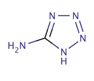5-Aminotetrazole (CAS 4418-61-5) - chemical structure image