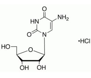 5-Aminouridine, Hydrochloride (CAS 116154-74-6) - chemical structure image