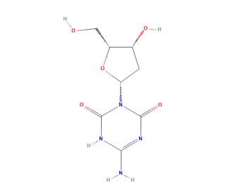 5-Aza-2&prime;-deoxy-6-oxo Cytidine (CAS 106966-55-6) - chemical structure image