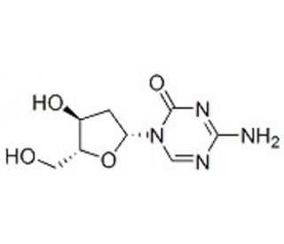 5-Aza-2&prime;-Deoxycytidine (CAS 2353-33-5) - chemical structure image