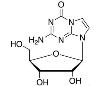 5-Aza-7-deaza Guanosine (CAS 67410-65-5) - chemical structure image