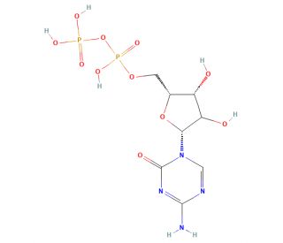 5-Azacytidine 5&prime;-Diphosphate (CAS 2226-73-5) - chemical structure image