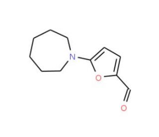 5-Azepan-1-yl-furan-2-carbaldehyde (CAS 436088-58-3) - chemical structure image