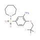 5-(Azepane-1-sulfonyl)-2-(2,2,2-trifluoro-ethoxy)-phenylamine - chemical structure image