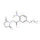 5-Azido-2-nitrobenzoic acid N-hydroxysuccinimide ester (CAS 60117-35-3) - chemical structure image