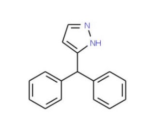5-Benzhydryl-1H-pyrazole (CAS 143547-74-4) - chemical structure image