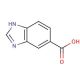 5-Benzimidazolecarboxylic acid (CAS 15788-16-6) - chemical structure image