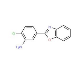 5-Benzooxazol-2-yl-2-chloro-phenylamine - chemical structure image