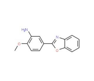 5-Benzooxazol-2-yl-2-methoxy-phenylamine - chemical structure image