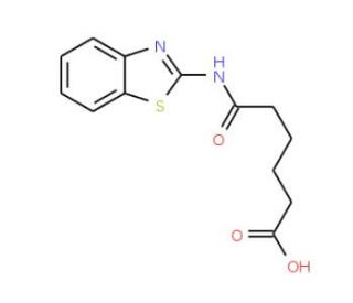 5-(Benzothiazol-2-ylcarbamoyl)-pentanoic acid - chemical structure image