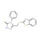5-(Benzothiazol-2-ylsulfanylmethyl)-4-phenyl-4H-[1,2,4]triazole-3-thiol (CAS 116710-50-0) - chemical structure image
