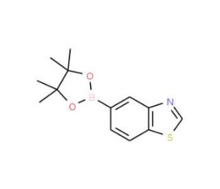 5-Benzothiazole boronic acid pinacol ester (CAS 1073354-91-2) - chemical structure image