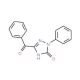 5-Benzoyl-1,2-dihydro-2-phenyl-3H-1,2,4-triazol-3-one (CAS 67266-66-4) - chemical structure image
