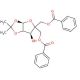 5-Benzoyl-4-benzoyloxymethyl-1,2-O-isopropylidene-α-D-xylofuranose - chemical structure image