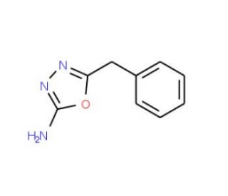 5-Benzyl-1,3,4-oxadiazol-2-ylamine (CAS 31803-00-6) - chemical structure image