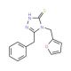 5-benzyl-4-(2-furylmethyl)-4H-1,2,4-triazole-3-thiol - chemical structure image