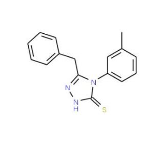 5-benzyl-4-(3-methylphenyl)-4H-1,2,4-triazole-3-thiol - chemical structure image