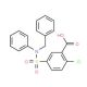 5-(Benzyl-phenyl-sulfamoyl)-2-chloro-benzoic acid - chemical structure image