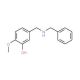 5-(Benzylaminomethyl)-2-methoxyphenol - chemical structure image