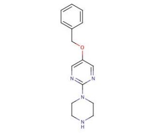 5-Benzyloxy-2-(1-piperazinyl)pyrimidine - chemical structure image