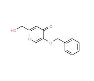 5-(Benzyloxy)-2-(hydroxymethyl)-4H-pyran-4-one (CAS 15771-06-9) - chemical structure image
