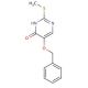 5-(Benzyloxy)-2-(methylthio)-4-pyrimidinol - chemical structure image