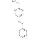 5-(Benzyloxy)-2-(methylthio)pyrimidine - chemical structure image