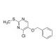 5-(Benzyloxy)-4-chloro-2-(methylthio)-pyrimidine - chemical structure image