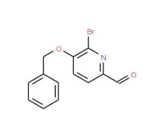 5-(Benzyloxy)-6-bromo-2-pyridinecarbaldehyde - chemical structure image