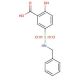 5-Benzylsulfamoyl-2-hydroxy-benzoic acid - chemical structure image