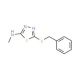 5-(benzylthio)-N-methyl-1,3,4-thiadiazol-2-amine (CAS 65373-29-7) - chemical structure image