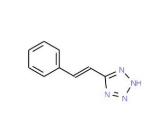 5-(&beta;-Styryl)-2H-1,2,3,4-tetrazole - chemical structure image