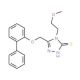 5-(Biphenyl-2-yloxymethyl)-4-(2-methoxy-ethyl)-4H-[1,2,4]triazole-3-thiol - chemical structure image