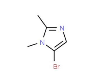 5-Bromo-1,2-dimethyl-1H-imidazole (CAS 24134-09-6) - chemical structure image