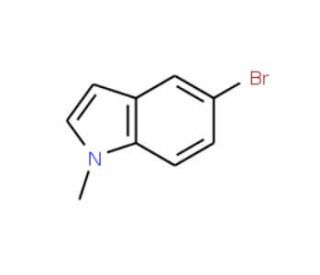 5-Bromo-1-methyl-1H-indole (CAS 10075-52-2) - chemical structure image