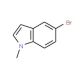 5-Bromo-1-methyl-1H-indole (CAS 10075-52-2) - chemical structure image