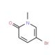5-Bromo-1-methylpyridin-2(1H)-one (CAS 81971-39-3) - chemical structure image